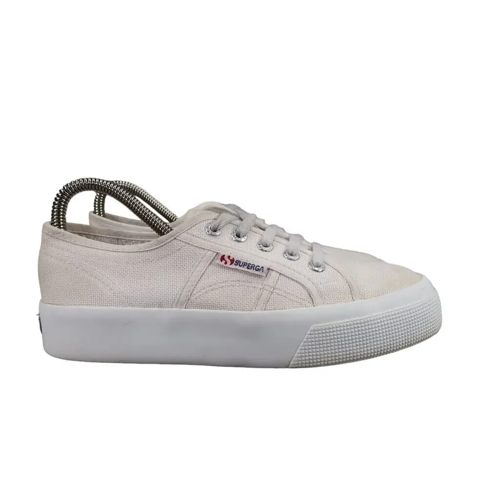Superga Shoes Womens 6.5 Sneakers Fashion Lifestyle Platform Cotu Comfort Active